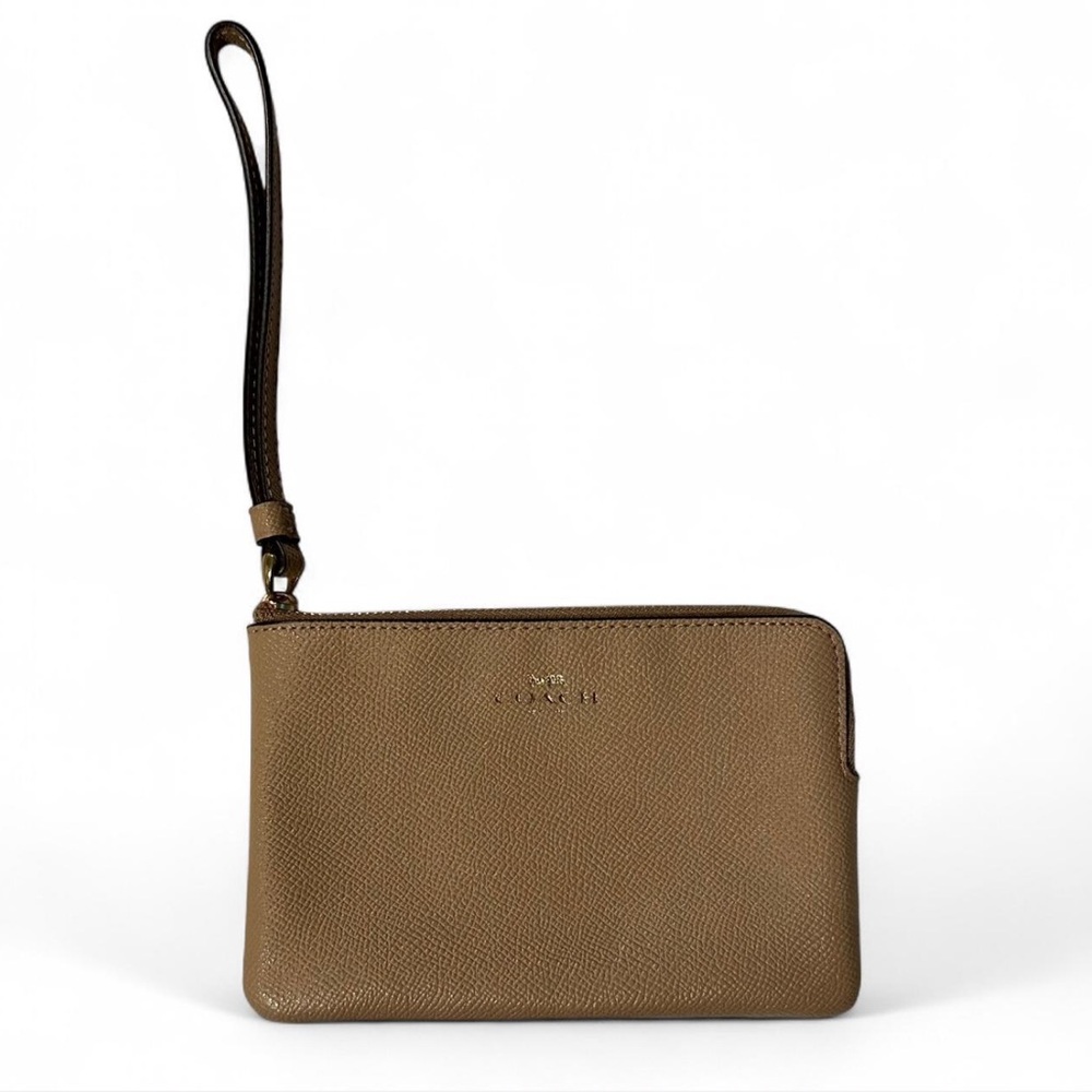 Coach -Tan Wristlet